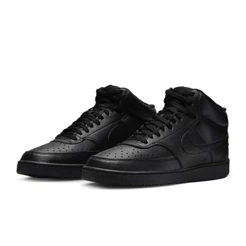 Nike Court Vision Mid Next Nature Black Basketball Shoes size 12